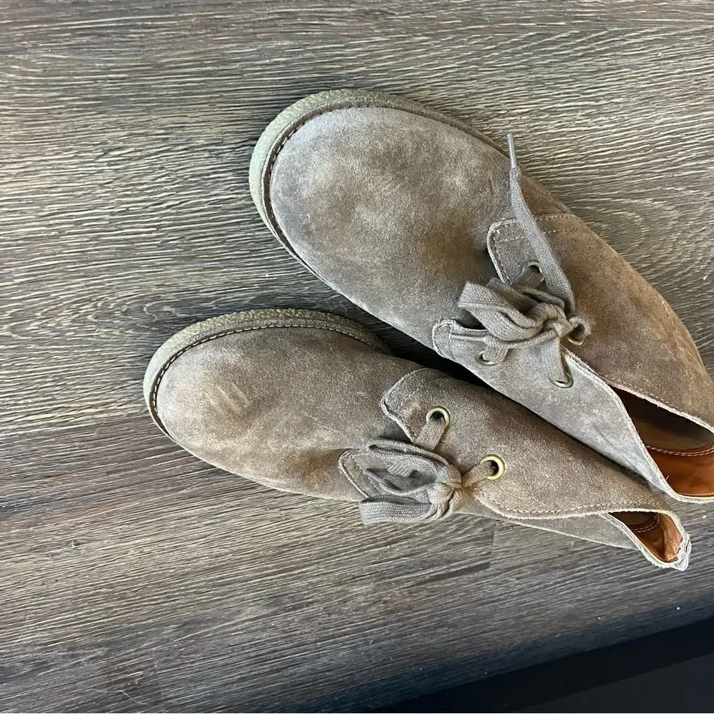 Lucky Brand Leather Emillia Chukka Boots